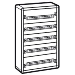 LEGRAND - Coffret XL³ 160 - 5 rangées Complet - métal - 120 modules - 020005