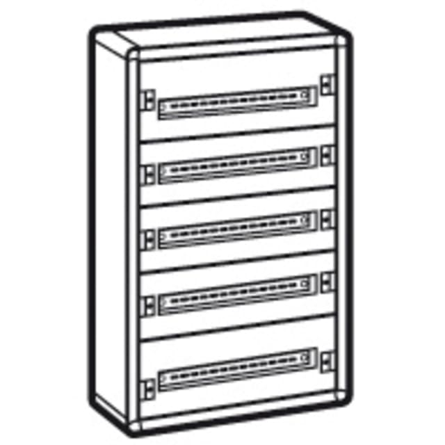 LEGRAND - Coffret XL³ 160 - 5 rangées Complet - métal - 120 modules - 020005 LEGRAND - Coffret XL³ 160 - 5 rangées Complet - métal - 120 modules - 020005