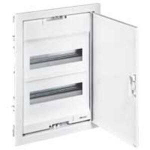 LEGRAND - Coffret encastré 24+2 modules à porte blanche métal - 001532