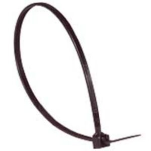 Collier de serrage noir polyamide 3,5 x 360 mm avec tête de verrouillage