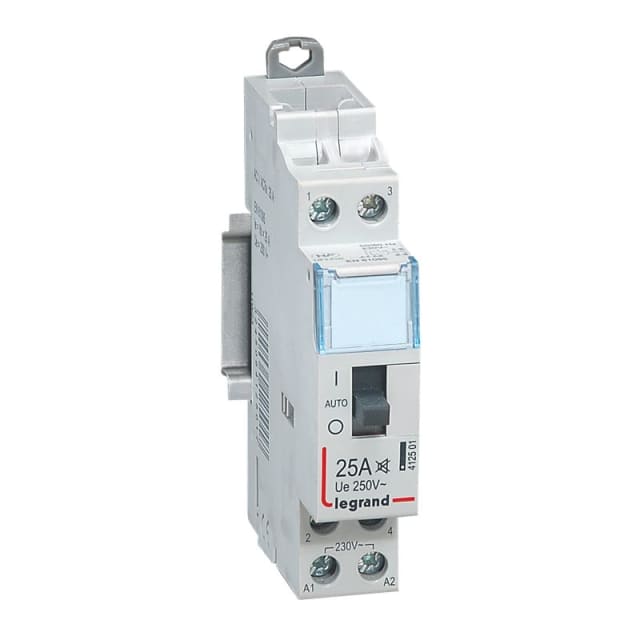 LEGRAND - Cont. heure creuse 2NO 25A 230V 1 module - 412501 LEGRAND - Cont. heure creuse 2NO 25A 230V 1 module - 412501
