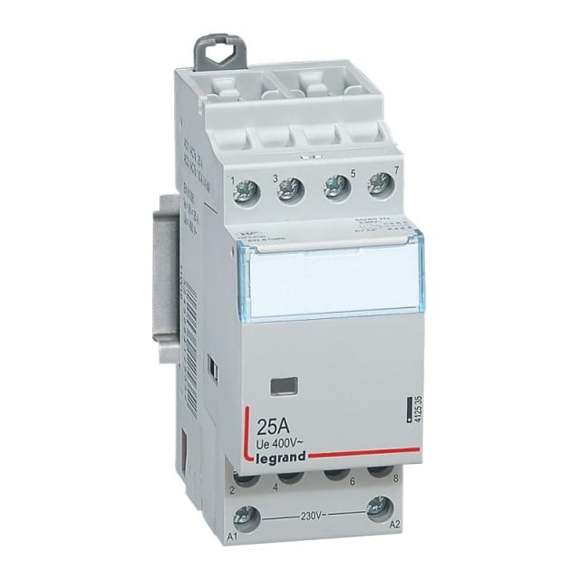 LEGRAND - Contacteur 25A-4P-230V-AUTO-4NO - 412535 LEGRAND - Contacteur 25A-4P-230V-AUTO-4NO - 412535