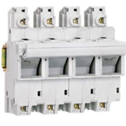 Coupe-circuit sectionnable 3P+N 22x58 mm, configuration visible
