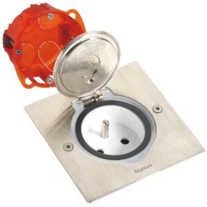 LEGRAND - DIY kit prise de sol 2P carré - 092110
