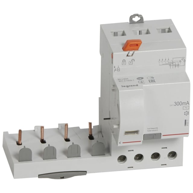 LEGRAND - DX³ 4P 40A AC 300mA 400V - 410511 LEGRAND - DX³ 4P 40A AC 300mA 400V - 410511