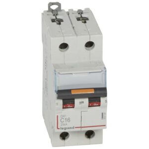 LEGRAND - Disj. DX³ 2P C 16A 230/400V - 25KA - 2 mod - 409768