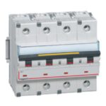 LEGRAND - Disjoncteur DX³ 4P C 80A 400V - 10000A/16kA - 6 modules - 409362