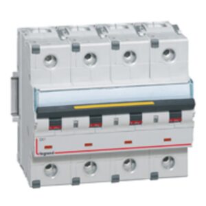 LEGRAND - Disjoncteur DX³ 4P C 80A 400V - 10000A/16kA - 6 modules - 409362