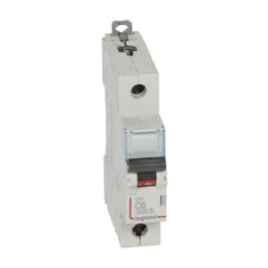 LEGRAND - Disjoncteur DX³ 6000A/10kA 1P C06 400V 1 module - 407666