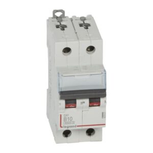 LEGRAND - Disjoncteur DX³ 6000A/10kA 2P B10 230/400V - 2 modules - 407507