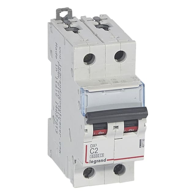 LEGRAND - Disjoncteur DX³ 6000A/10kA 2P C02 400V 2 modules - 407793 LEGRAND - Disjoncteur DX³ 6000A/10kA 2P C02 400V 2 modules - 407793