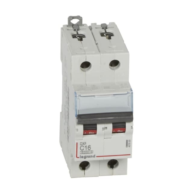 LEGRAND - Disjoncteur DX³ 6000A/10kA 2P C16 400V 2 modules - 407800 LEGRAND - Disjoncteur DX³ 6000A/10kA 2P C16 400V 2 modules - 407800