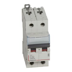 LEGRAND - Disjoncteur DX³ 6000A/10kA 2P C32 400V 2 modules - 407803