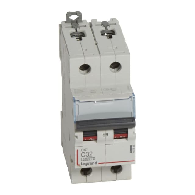 LEGRAND - Disjoncteur DX³ 6000A/10kA 2P C32 400V 2 modules - 407803 LEGRAND - Disjoncteur DX³ 6000A/10kA 2P C32 400V 2 modules - 407803