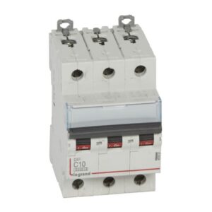 LEGRAND - Disjoncteur DX³ 6000A/10kA 3P C10 400V 3 modules - 407857