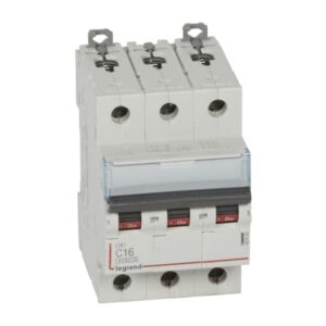LEGRAND - Disjoncteur DX³ 6000A/10kA 3P C16 400V 3 modules - 407859
