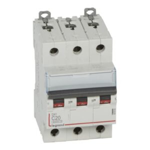LEGRAND - Disjoncteur DX³ 6000A/10kA 3P C20 400V 3 modules - 407860