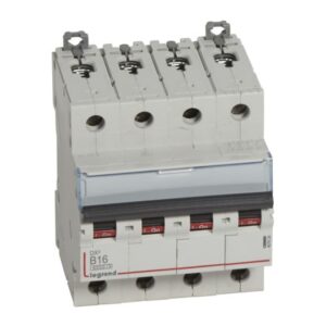 LEGRAND - Disjoncteur DX³ 6000A/10kA 4P B16 400V - 4 modules - 407624