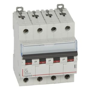 LEGRAND - Disjoncteur DX³ 6000A/10kA 4P C06 400V 4 modules - 407924