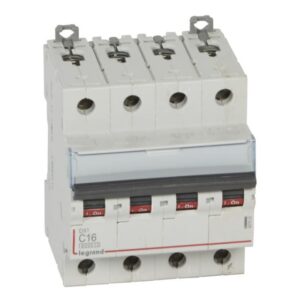 LEGRAND - Disjoncteur DX³ 6000A/10kA 4P C16 400V 4 modules - 407928