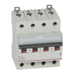 LEGRAND - Disjoncteur DX³ 6000A/10kA 4P C20 400V 4 modules - 407929