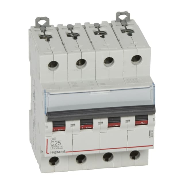 LEGRAND - Disjoncteur DX³ 6000A/10kA 4P C25 400V 4 modules - 407930 LEGRAND - Disjoncteur DX³ 6000A/10kA 4P C25 400V 4 modules - 407930