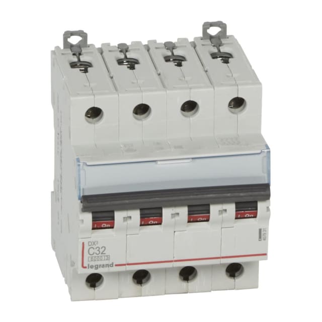 LEGRAND - Disjoncteur DX³ 6000A/10kA 4P C32 400V 4 modules - 407931 LEGRAND - Disjoncteur DX³ 6000A/10kA 4P C32 400V 4 modules - 407931