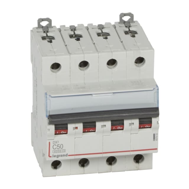 LEGRAND - Disjoncteur DX³ 6000A/10kA 4P C50 400V 4 modules - 407933 LEGRAND - Disjoncteur DX³ 6000A/10kA 4P C50 400V 4 modules - 407933