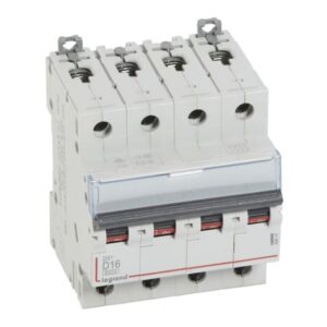 LEGRAND - Disjoncteur DX³ 6000A/10kA 4P D16 400V 4 modules - 408147