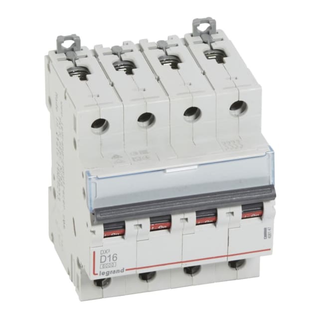 LEGRAND - Disjoncteur DX³ 6000A/10kA 4P D16 400V 4 modules - 408147 LEGRAND - Disjoncteur DX³ 6000A/10kA 4P D16 400V 4 modules - 408147