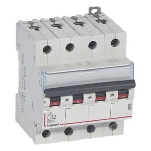 LEGRAND - Disjoncteur DX³ 6000A/10kA 4P D32 400V 4 modules - 408150