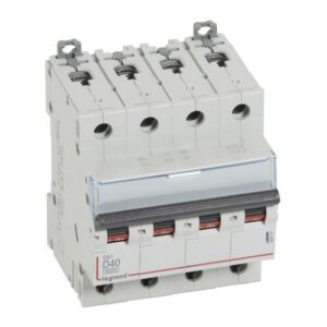 LEGRAND - Disjoncteur DX³ 6000A/10kA 4P D40 400V 4 modules - 408151