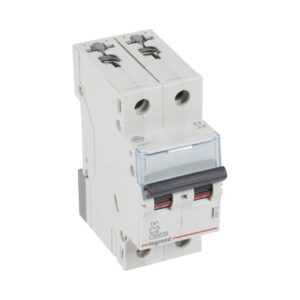 LEGRAND - Disjoncteur TX³ 3kA 2P C02 230/400V - 2 modules - 403112