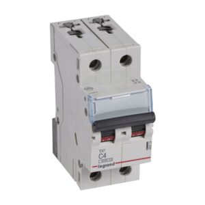 LEGRAND - Disjoncteur TX³ 3kA 2P C04 230/400V - 2 modules - 403113