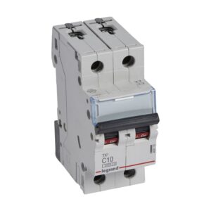 LEGRAND - Disjoncteur TX³ 3kA 2P C10 230/400V - 2 modules - 403115
