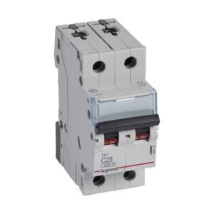 LEGRAND - Disjoncteur TX³ 3kA 2P C25 230/400V - 2 modules - 403118