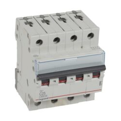 LEGRAND - Disjoncteur TX³ 3kA 4P C25 400V - 4 modules - 403138