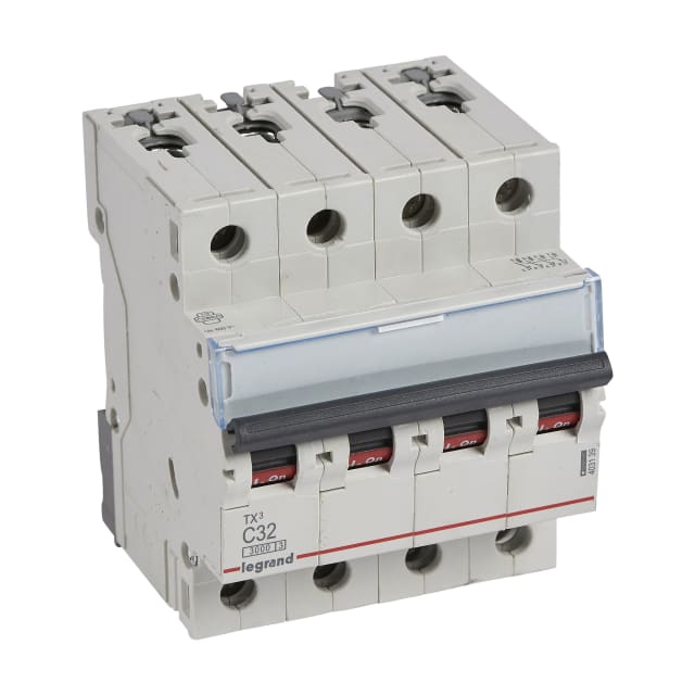 LEGRAND - Disjoncteur TX³ 3kA 4P C32 400V - 4 modules - 403139 LEGRAND - Disjoncteur TX³ 3kA 4P C32 400V - 4 modules - 403139