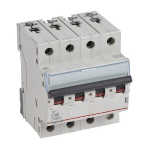LEGRAND - Disjoncteur TX³ 3kA 4P C40 400V - 4 modules - 403140