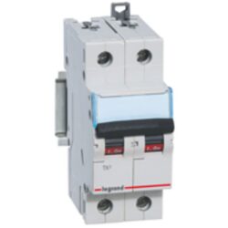 LEGRAND - Disjoncteur TX³ 6000A/6kA 2P C04 230/400V - 2 modules - 403523