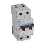 LEGRAND - Disjoncteur TX³ 6000A/6kA 2P C10 230/400V - 2 modules - 403526