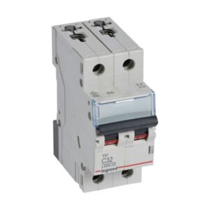 LEGRAND - Disjoncteur TX³ 6000A/6kA 2P C32 230/400V - 2 modules - 403531