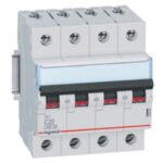 LEGRAND - Disjoncteur TX³ 6000A/6kA 4P C20 400V - 4 modules - 403563