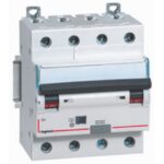 LEGRAND - Disjoncteur différentiel DX³ 4P 30mA C25 A 6000A/10kA - 4 modules - 411236