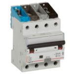 LEGRAND - Disjoncteur différentiel DX³ 4P 30mA C32 A 6000A/10kA - 4 modules - 411237