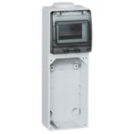LEGRAND - Embase 1 plastron 125x220 P17 Tempra + rail 5 mod. - 058938
