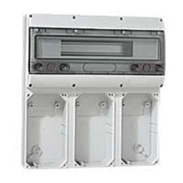 LEGRAND - Embase 3 plastrons 125x220 P17 Tempra + rail 18 mod. - 057706 LEGRAND - Embase 3 plastrons 125x220 P17 Tempra + rail 18 mod. - 057706