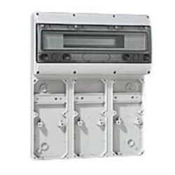 LEGRAND - Embase 3 plastrons 125x280 P17 Tempra + rail 18 mod. - 057704