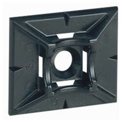 LEGRAND - Embase adhésive noire colliers Colring larg. 4
