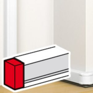 LEGRAND - Embout 50x80mm DLP noir clip direct - 075755